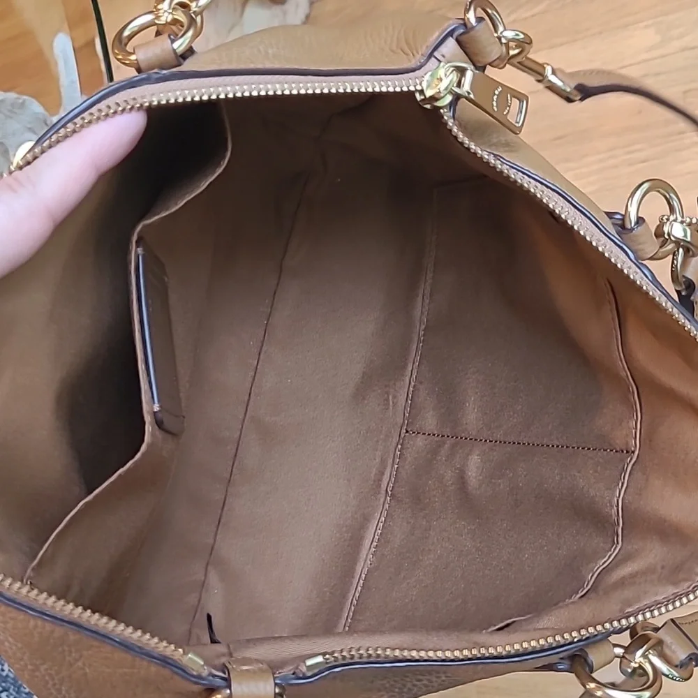 Coach Mini Kelsey Satchel Handbag Tan - Picture 12 of 13